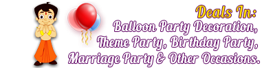 theme party decoration in ludhiana punjab - balloon party decoration in ludhiana punjab