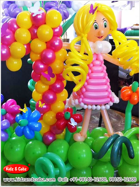 Theme Party Decoration for Girls in ludhiana punjab - kids theme balloon party decorators ludhiana punjab